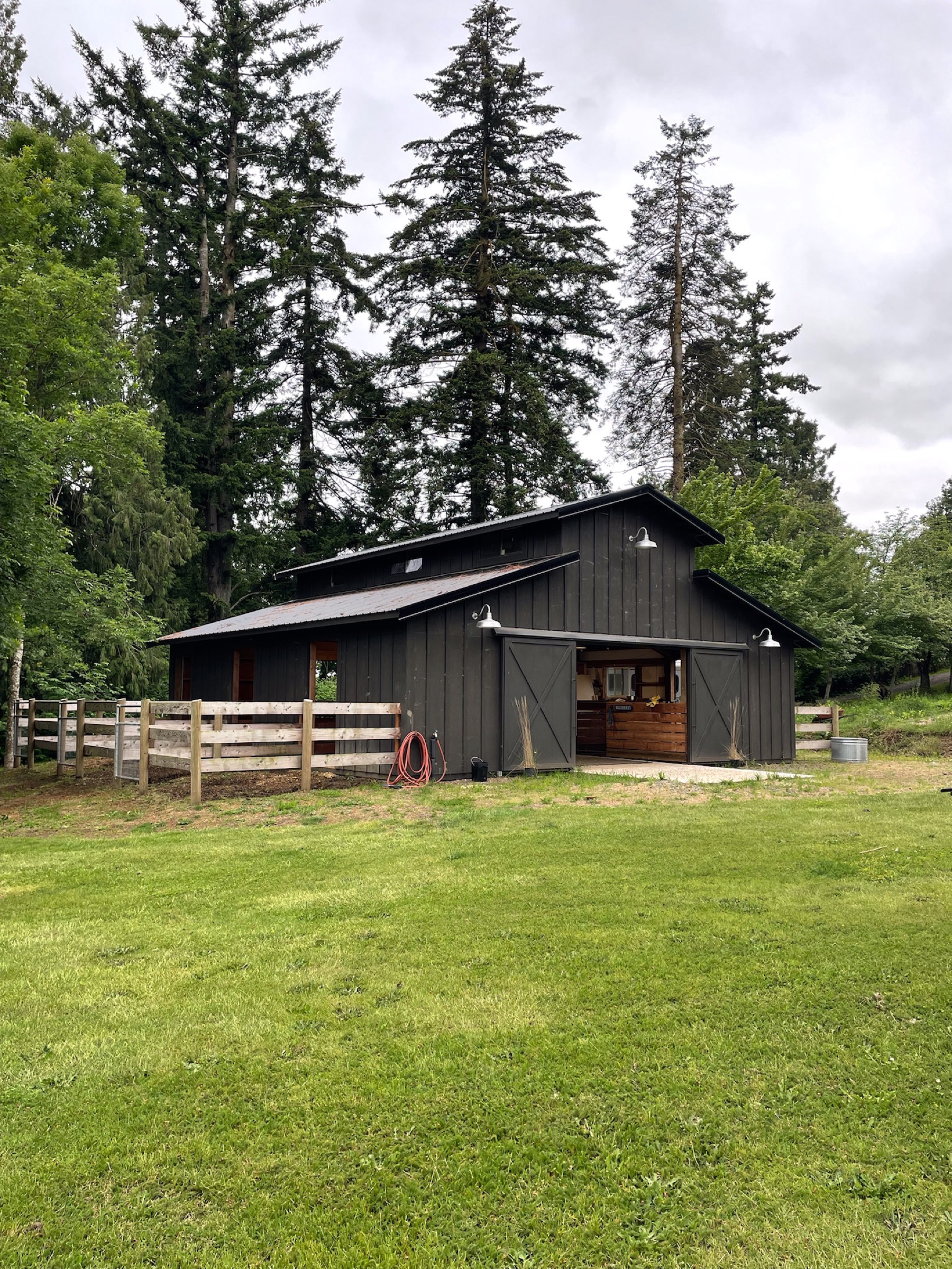 36×36 Monitor-Style Pole Building — Marion County, OR (36×36) in Marion County, Oregon, built by Miner Pole Buildings